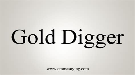 how to say gold digger in chinese|gold.